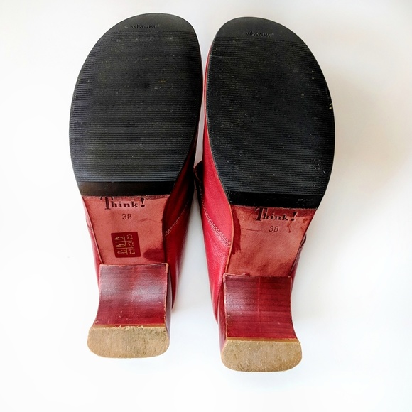 Think! red orthotic mules, US 7/EU 38 - Picture 7 of 8